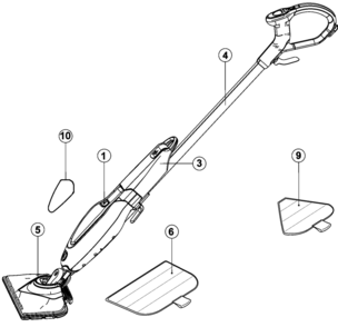 Default Diagram and Parts List for BDH1765SM Type 2 Black and Decker 